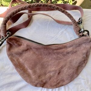 free people crossbody bag with removable crossbody strap. length 13” height 7”
